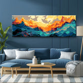 Painting by Numbers Panorama Artistic Mountain Landscape III